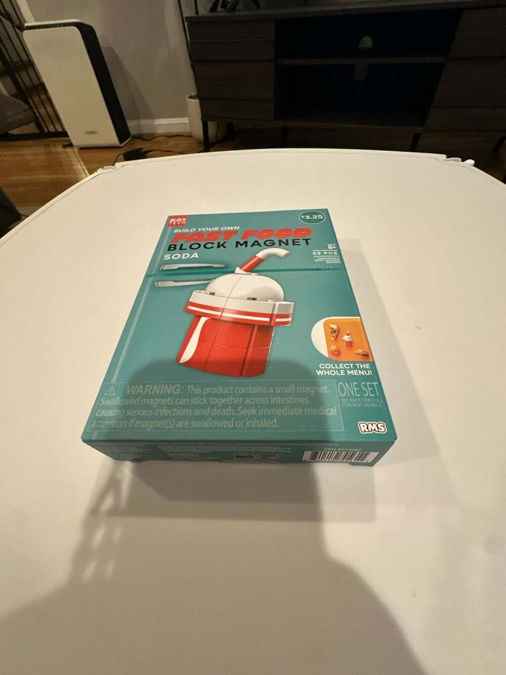 Block Tech Build Your Own Fast Food Block Magnet - Soda Set